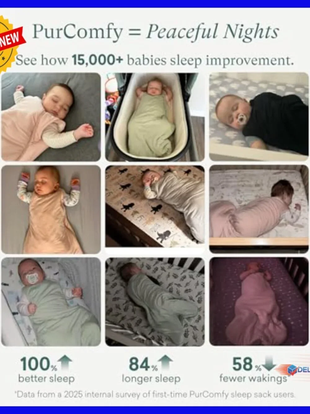 Bamboo Viscose Baby Sleep Sack Wearable Blanket 2-Way Zipper 1.0 TOG